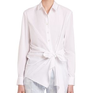 Thakoon Tie-Front Shirt size 8
